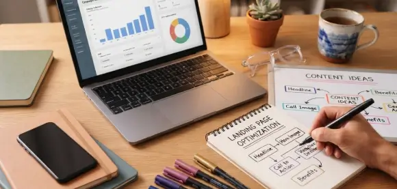 Sustainable SEO content structure with connected website pages
